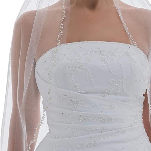 Crystal Pearl Veil